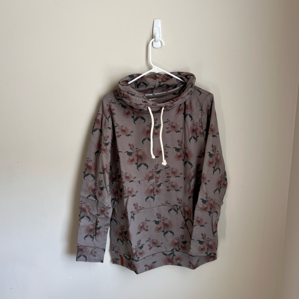 & cowl neck sweatshirt